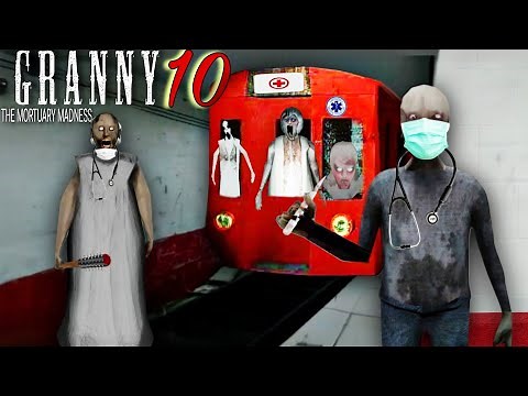 Granny 10 Full gameplay | Train 🚂 Escape| Granny Grandpa ka Automatic Train Chura ke bhag gaya😂🤣