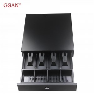 [Hot Item] 4 Bills 4 Coins Rj11 Metal Cash Drawer for POS System