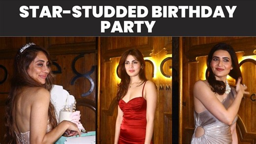 Anusha Dandekar Birthday Party: Rhea Chakraborty, Karishma Tanna and other B-town divas sizzle at the event [Watch Video]