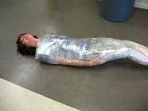 Nathan in Saran Wrap 1