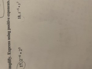 Simplify. Express using positive exponents.s^-5 * s^7... | Filo