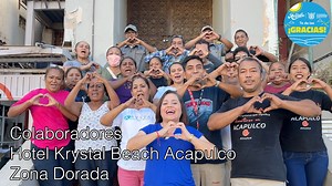 Colaboradores del Hotel Krystal Beach Acapulco nos invitan a disfrutar de las bellezas del puerto de Acapulco. 😎⛱️🌊 #AcapulcoTeDaLasGracias🫶🏻 #AcapulcoRenacerá #SiempreAcapulco | Fideicomiso para la Promoción Turística de Acapulco