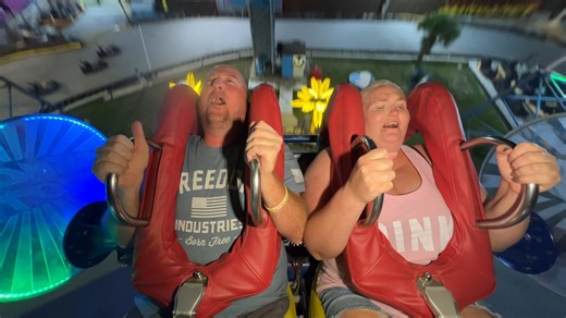2.2K views · 13 reactions | Jana & Garrett | Slingshot & Vomatron at Indy Speedway | Facebook