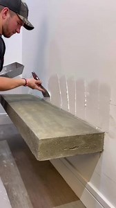 Using @Fittes Brack Kit to build a custom floating concrete bench in our mud room #diy | Alexander John
