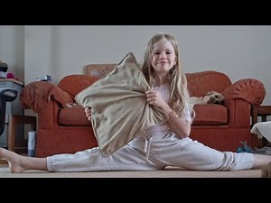 How to do front leg splits only using pillows