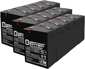 Mighty Max Battery 6V 4.5AH Battery Replaces Peg Perego Case Lil Tractor Toy Car - 15 Pack