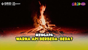 GridKids.id - Kids, apakah kalian pernah memperhatikan kalau warna api berbeda-beda? Sebagian besar api berwarna antara oranye kekuningan, namun terkadang kita bisa melihat nyala api yang memiliki warna lain, termasuk biru, merah, putih, hingga hijau. #api #warnaapi | GridKids