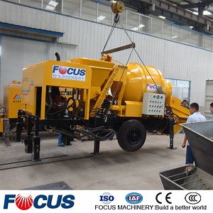 [Hot Item] 30m3/H Used Portable Concrete Mixer and Pump Diesel