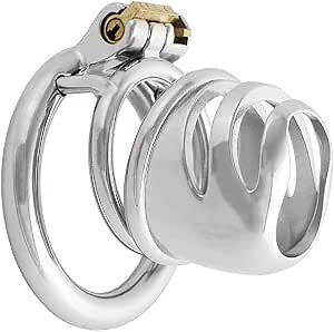 Stainless Steel Men's Chastity Cage Devices for Male's Chasity Guard J1345 45mm
