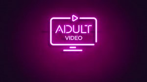 Adult Video neon sign