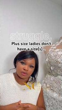 Plus size bridal struggles #curvybride #ndiritzyplusizebridal #wearndiritzy #bride #weddingdress
