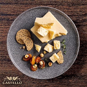 Introducing our newest addition- Castello Tickler Extra Mature English Cheddar! 👏🧀💛 This isn’t your typical English Cheddar. Aged for 17 months, the Castello Tickler Extra Mature English Cheddar unveils a symphony of tangy, sweet, and savory notes, enveloped in a beautiful crumbly texture that's sure to tickle your taste buds. Now unveiled in three distinctive flavors: the classic Extra Mature Cheddar, the subtly sweet Caramelized Onion English Cheddar, and the lively kick of Chilies and Pepp
