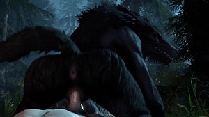 Feral Wifwolf in heat『AlphaWolf77』