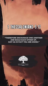 “Therefore encourage one another and build each other up, just as in fact you are doing.” #MightyOaks #NeverFightAlone #Bible #Faith | Mighty Oaks Foundation