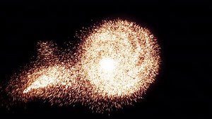 Dynamic Sparkling Particle Light Trail Reveal