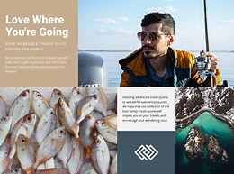 Fishing and hunting  - HTML5 Template by Nicepage