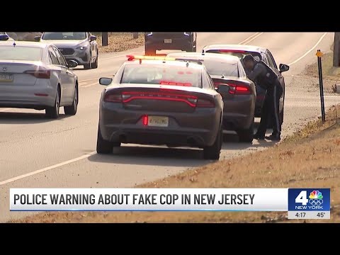 Police warning about fake cops in New Jersey | NBC New York