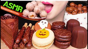 63K views · 1.8K reactions | Chocolate Crepe Cake , Popping Stick Marshmallows ! #asmr #mukbang #jane  | Jimmy ASMR | Facebook