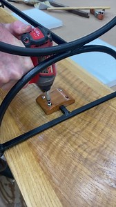 Made Feet for this wrought Iron Bench out of Azek | Jon Peters Art & Home