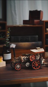 🍷 Wine delivery order received! Barrels loaded, engine and fuel checked.✔ 🔥 Time to fire up! #rokr #woodenpuzzle #3dpuzzle #woodenkit #vintagedecor #SteamLocomotive #classicdecor | ROKR