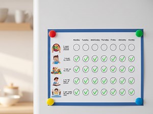 Wöchentliches Verhaltensdiagramm für Kinder | Druckbare Belohnungstabelle für Jungen und Mädchen | Positives Verhalten & Tagesablauf - Etsy.de