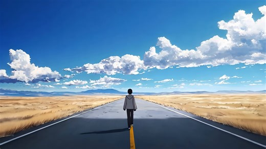 Ai Generado Road Trip Viaje Camino - Free video on Pixabay