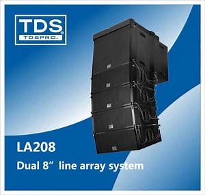 [Hot Item] Dual 8inch Line Array System for Indoor Outdoor Concerts Performance The Concert Event Line Array Box