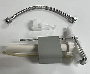 Delta Side Mount Fill Valve with Braided Water Line & Bracket