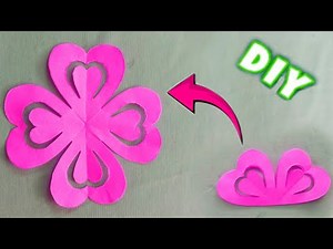 ghar mein sajane wala Dil Wala phool video #origami घर में सजाने वाला दिल वाला डिजाइन वीडियो