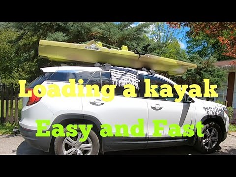 How to load a kayak fast and easy + Malone handi rack roof rack