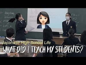 Teacher for a day 👩🏻‍💼 | Japanese Highschool Life