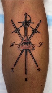 Swords and the eye of providence design done by Rio...