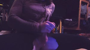 Quick Edging Session Leads to Big Cumshot