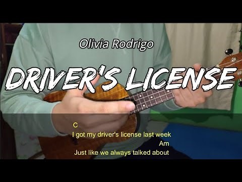 Driver's License - Olivia Rodrigo//Ukulele Tutorial (EASY CHORDS)