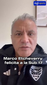21K views · 340 reactions | Marco Etcheverry,  campeón de la categoría Sub-17 en 1986, felicita a la Sub-17 actual por su histórica clasificación al Mundial en Qatar.  | Tigo Sports Bolivia | Facebook