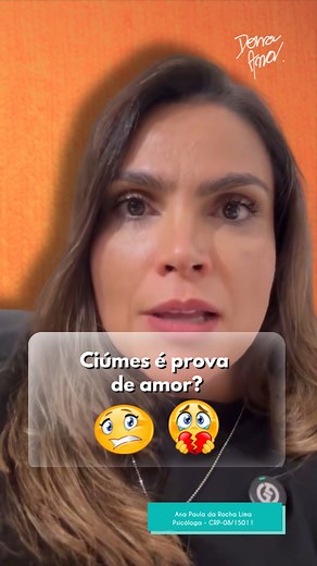 Se a pessoa vive ameaçando terminar o relacionamento com você por qualquer coisa, vive controlando com quem você fala e mexe no seu celular, e justifica tudo isso como sendo intensidade na relação. Cuidado. O ciúme em excesso não é prova de amor, é controle e manipulação.A mensagem por trás desse tipo de comportamento é clara: "faça o que eu quero ou eu vou te abandonar."E se esse tipo de ameaça te mantém no relacionamento, talvez o problema esteja exatamente aí.Não é saudável você se submeter a