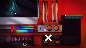 Douk Audio Retro Dual Analog VU Meter RGB Sound Level Indicator DB Panel Display
