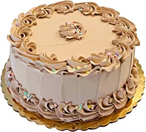 Fake Cupcakes & Cake – Artificial Cakes for Display – Faux Cake Decorations for Home & Kitchen - Cake Plate Fake Food Desserts Chocolate Birthday Cake