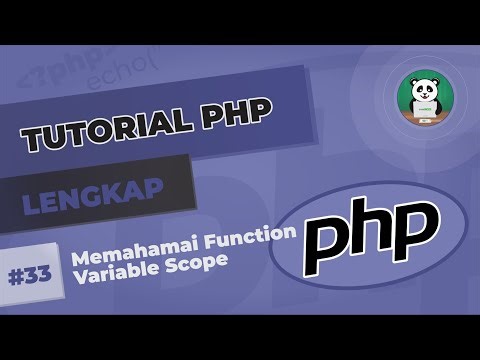 Belajar PHP#33 : Memahami Function Variable Scope ‪@codelearnid‬