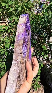 2.6K views · 242 reactions | New charoite slab freeform | Appreciation of Rough Crystal | Facebook