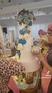 Our 10-tier Wedding Cake tower From La Union to Tagaytay with 🫶💙✨️ | Creamy Cups Factory