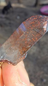 Colorado blood quartz set in copper. | Colorado Geology