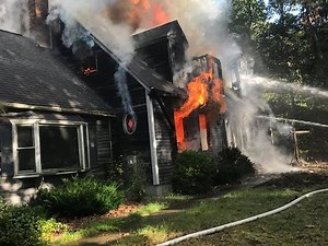 Fire Destroys Home In Wallingford