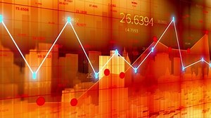 4k Financial Chart Tech City Backgroundbusiness Stock Footage Video (100% Royalty-free) 1064138461 | Shutterstock