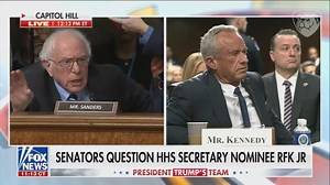 Bernie Sanders screams at RFK Jr. to condemn "Unvaxxed, Unafraid" and "No Vax, No Problem" baby onesies sold from an organization he founded but is no longer on the board of. | Media Research Center