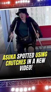 🏆 Asuka's recovery journey! 📹 Watch her brave steps on crutches. Share your thoughts on her comeback! 🙌 . . . #Asuka #Recovery #WWE #QueenOfTheRing #Injury #Comeback #Wrestling #Strong | Sportskeeda Wrestling