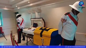 Family and friends have gathered at the Lyndhurst Funeral Home to pay their respects to the late Police Communications and Public Affairs Officer, Inspector Rodney Inniss. His funeral will take place tomorrow at the Wildey Gymnasium. Video: Christopher Wood #CBCNewsBarbados | CBC News Barbados