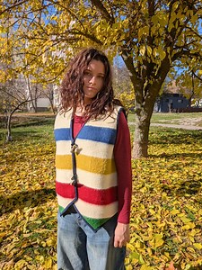 Wool Point Blanket Vest: Hudson Bay Sleeveless Jacket, Shawl Collar Vest - Etsy