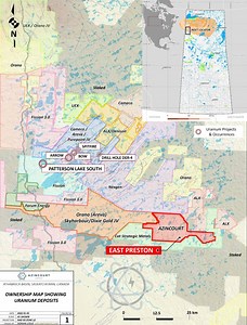 Azincourt Energy Planning Geophysics Program at East Preston Project, Athabasca Basin