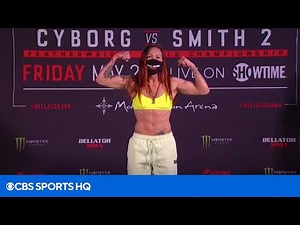 Bellator 259 Weigh-in [CYBORG VS SMITH TITLE FIGHT] | CBS Sports HQ